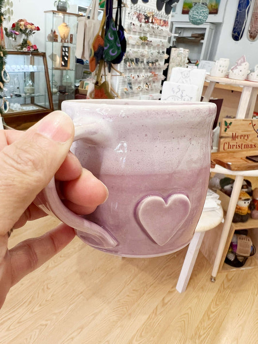 Mug Handmade Ceramic- Heart