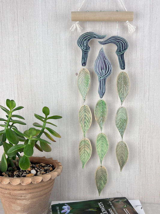 Ceramic Wall Hanging Art Jack-In-The-Pulpit