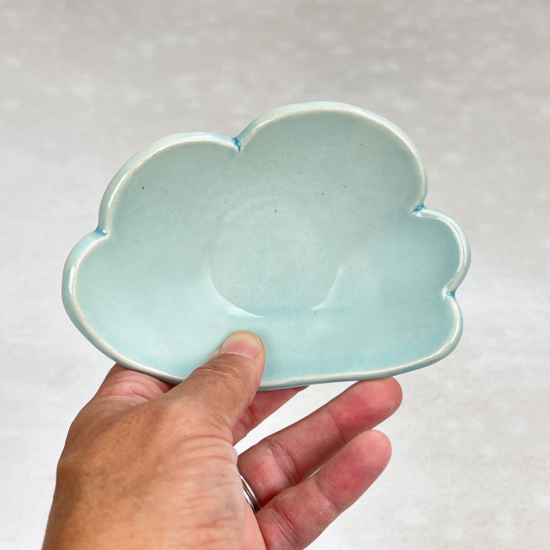 Ceramic Ring Dish Puffy Cloud