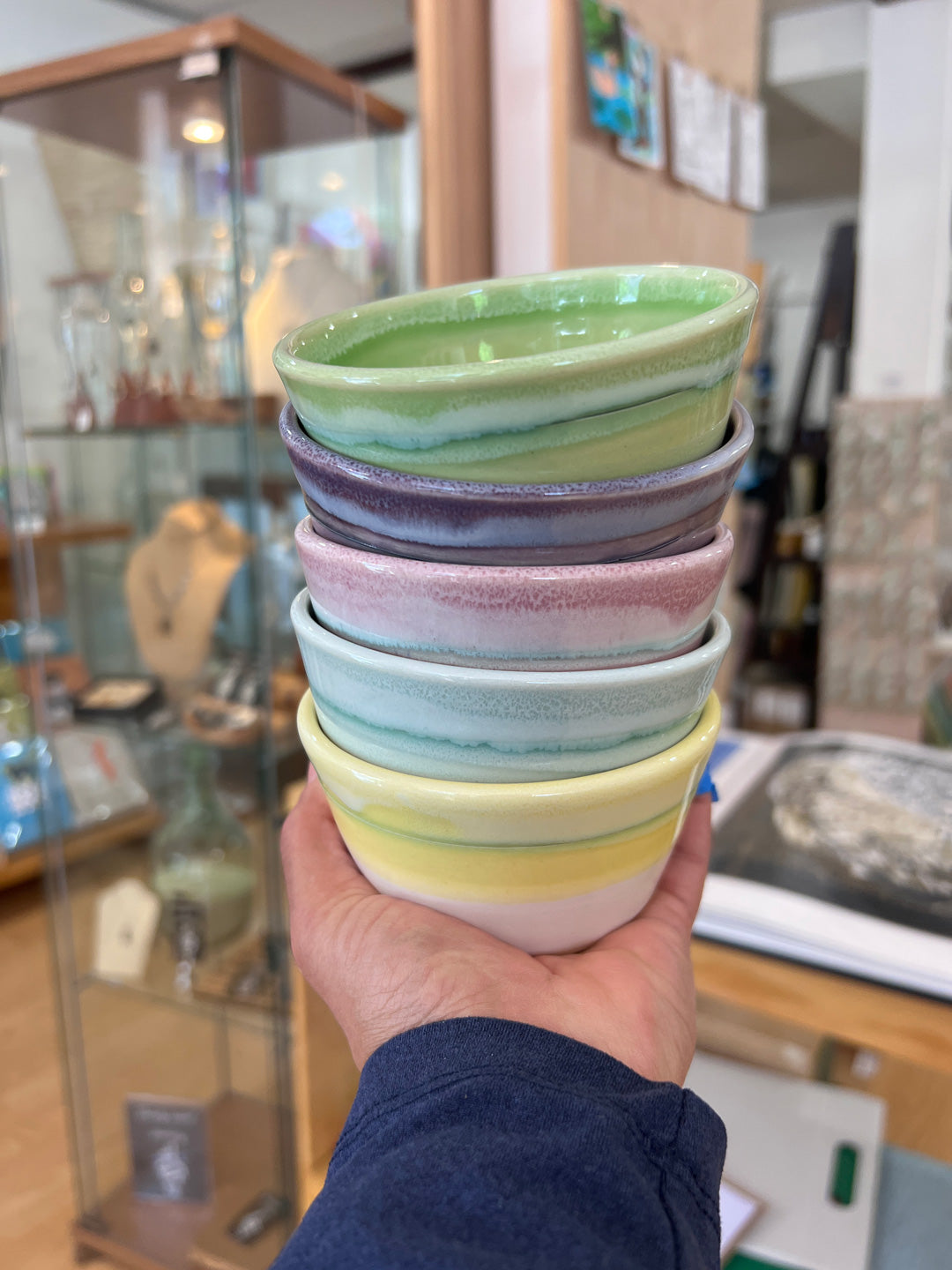 Snack Bowls Set of Five Ceramic
